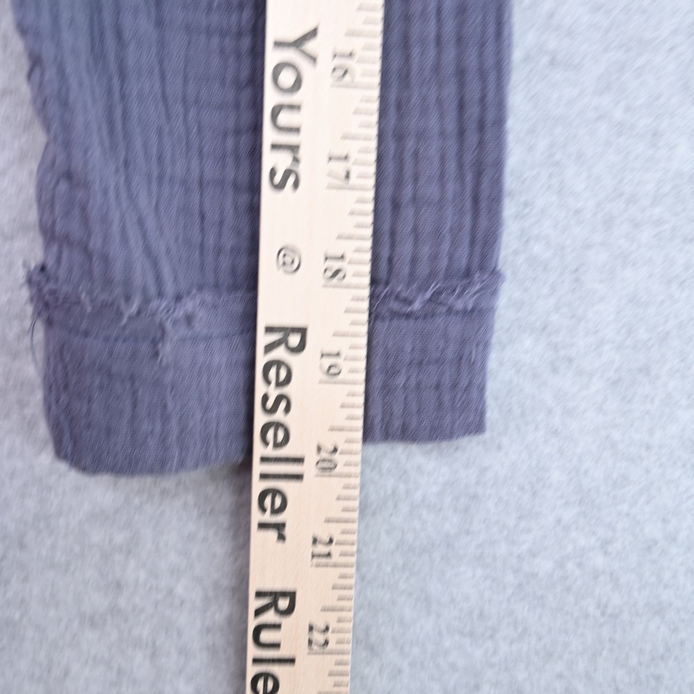 C&C California Blue Cotton Double Gauze Hoodie Pullover Relaxed XL - Picture 10 of 10
